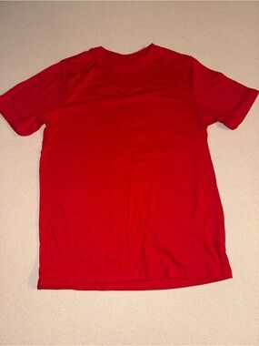 Wonder Nation boys size large 10/12 short sleeve t-shirt red